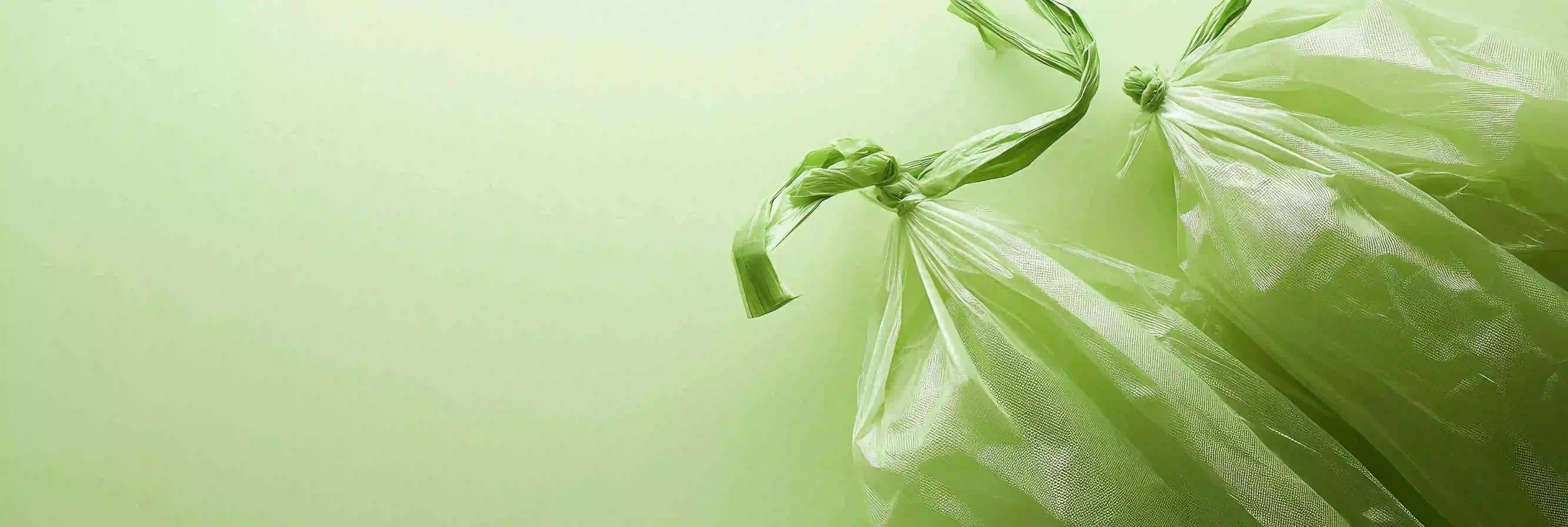  Biodegradable bags in natural environment 